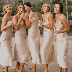 Stacees Satin Bridesmaid Dress